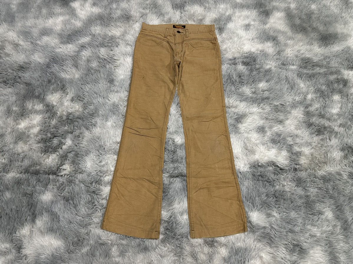 Hysteric Glamour 🔥Sick Y2K Hysteric Glamour Western Pants Flared Bootcut Size US 29 - 1 Thumbnail