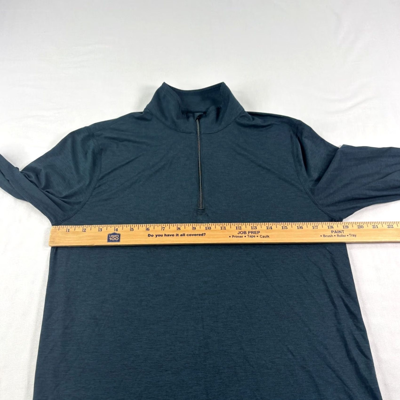 Vuori Vuori Shirt Mens Small Blue Ease Performance 1/2 Zip Pullover Golf Stretch Size US S / EU 44-46 / 1 - 4 Thumbnail