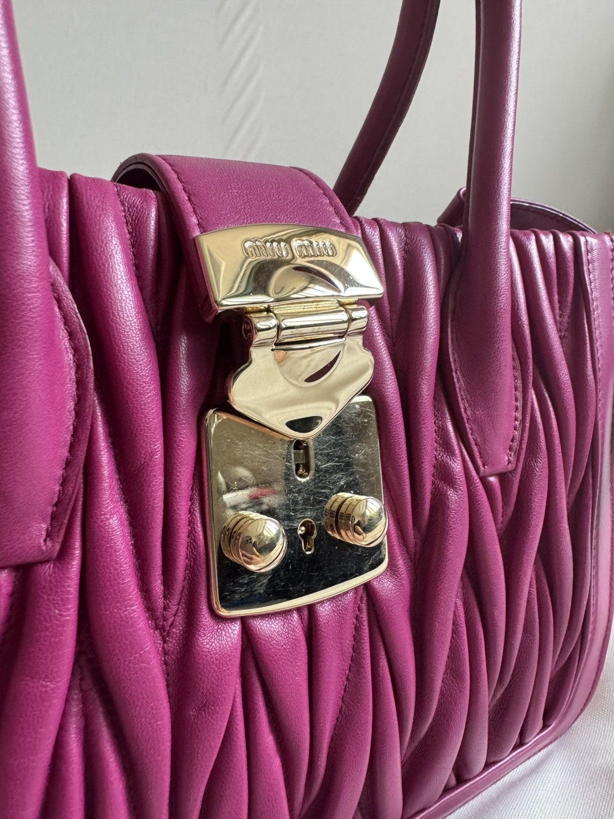Miu Miu Miu Miu matelasse nappa leather shoulder bag Size ONE SIZE - 4 Thumbnail