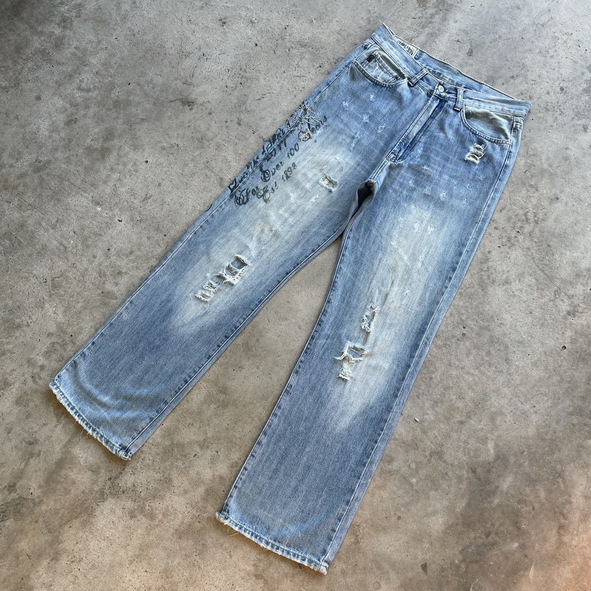 Abercrombie & Fitch Vintage Abercrombie & Fitch Rare Faded Denim Jeans Pants W31 Size US 31 - 2 Thumbnail