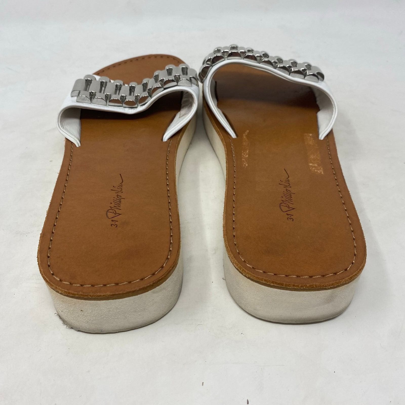 3.1 Phillip Lim 3.1 Phillip Lim Sandals White Platform Sliders Wpmens Size 8 Size US 8 / IT 38 - 5 Thumbnail