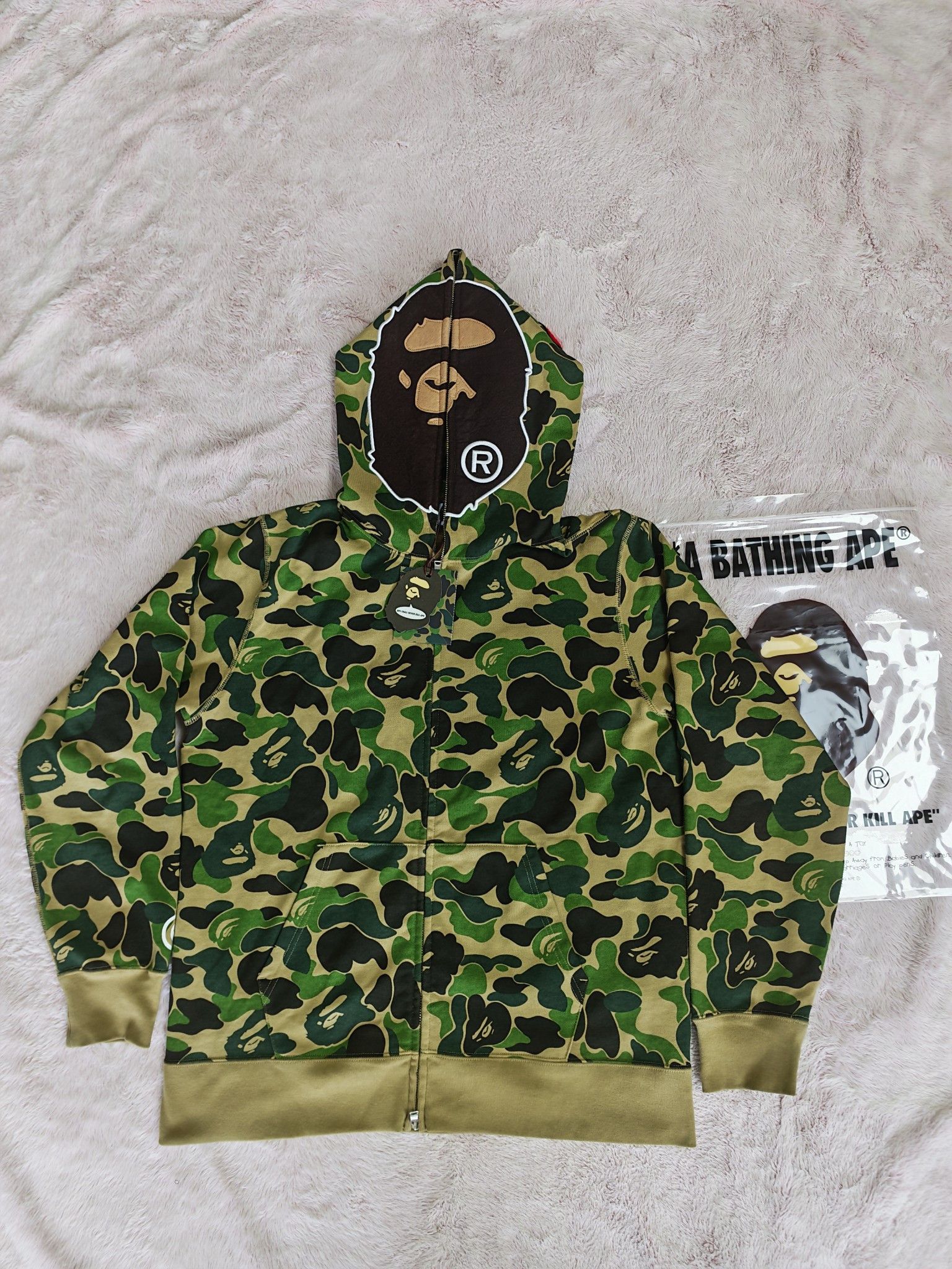 Bape A Bathing Ape Camo Full Zip Hoodie Size XL Size US XL / EU 56 / 4 - 1 Thumbnail