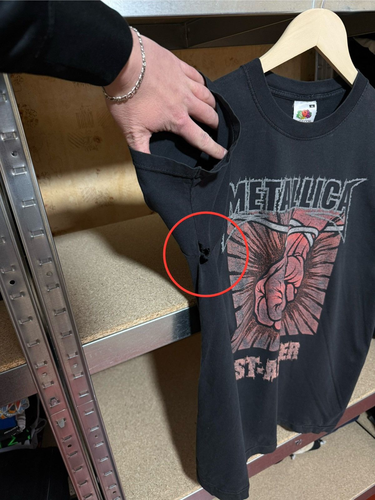 Band Tees × Vintage Vintage Metallica St. Anger Tour 2003 Band Rock T-Shirt Y2K Size US M / EU 48-50 / 2 - 6 Thumbnail