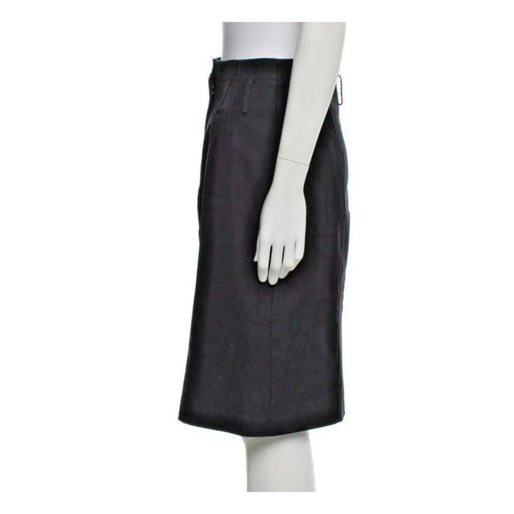 Fendi Fendi Skirt 6 US / 42 IT Black Vintage 2001 Karl Lagerfeld Size 28" / US 6 / IT 42 - 2 Thumbnail