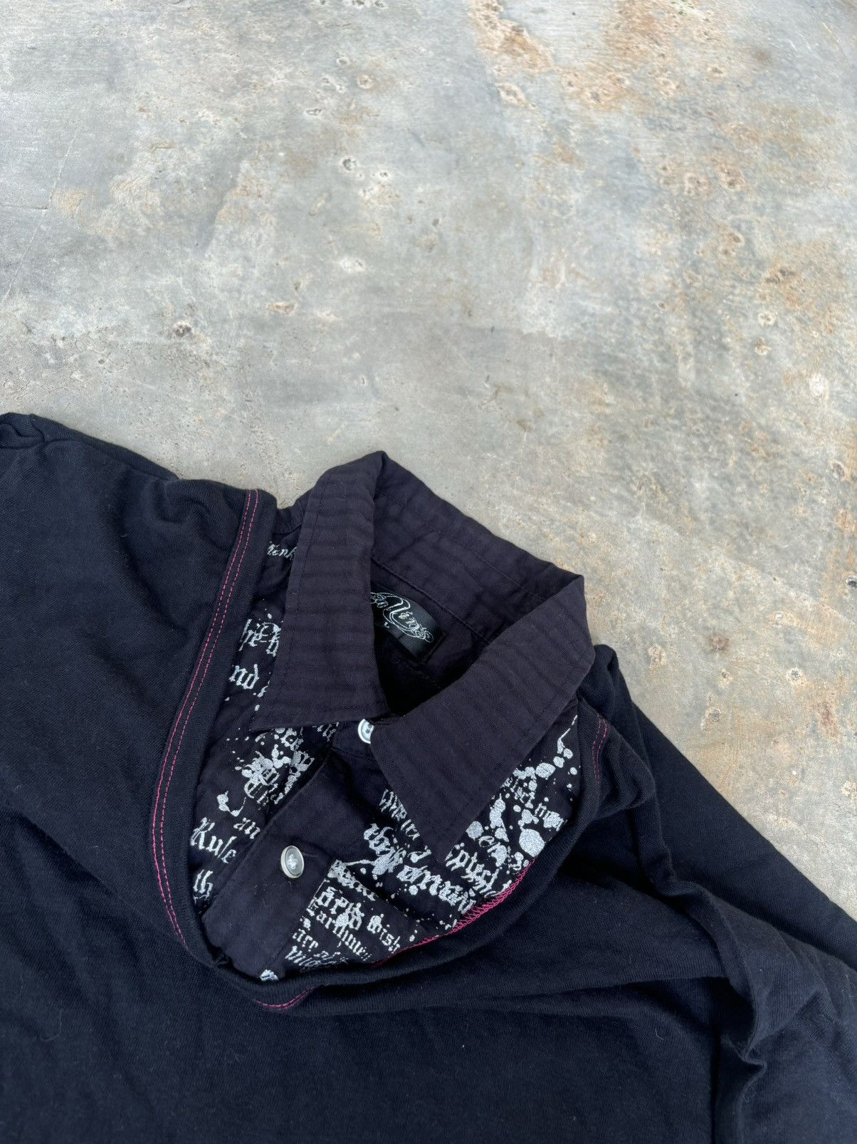 Hysteric Glamour × If Six Was Nine × Japanese Brand Y2k Double Layer Collins Ifsixwasnine Lgb Style Shirt Size US L / EU 52-54 / 3 - 2 Thumbnail