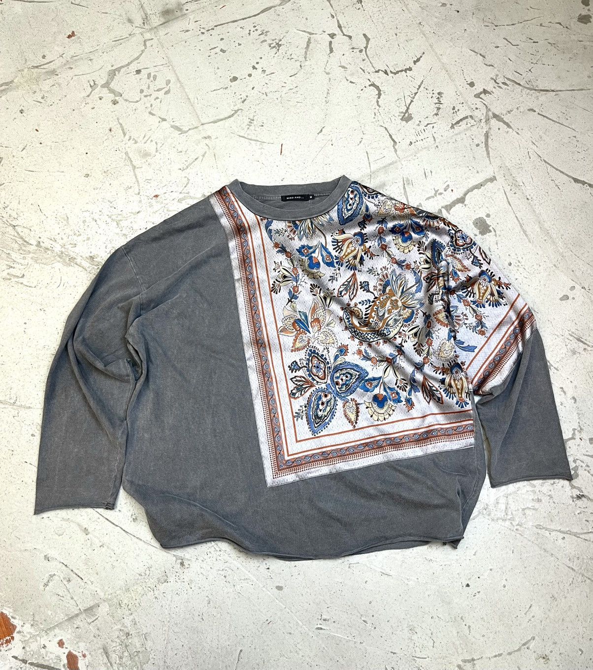 If Six Was Nine × Japanese Brand × Le Grande Bleu (L.G.B.) Niko and… long sleeve shirts bandana patchwork Size US L / EU 52-54 / 3 - 2 Thumbnail