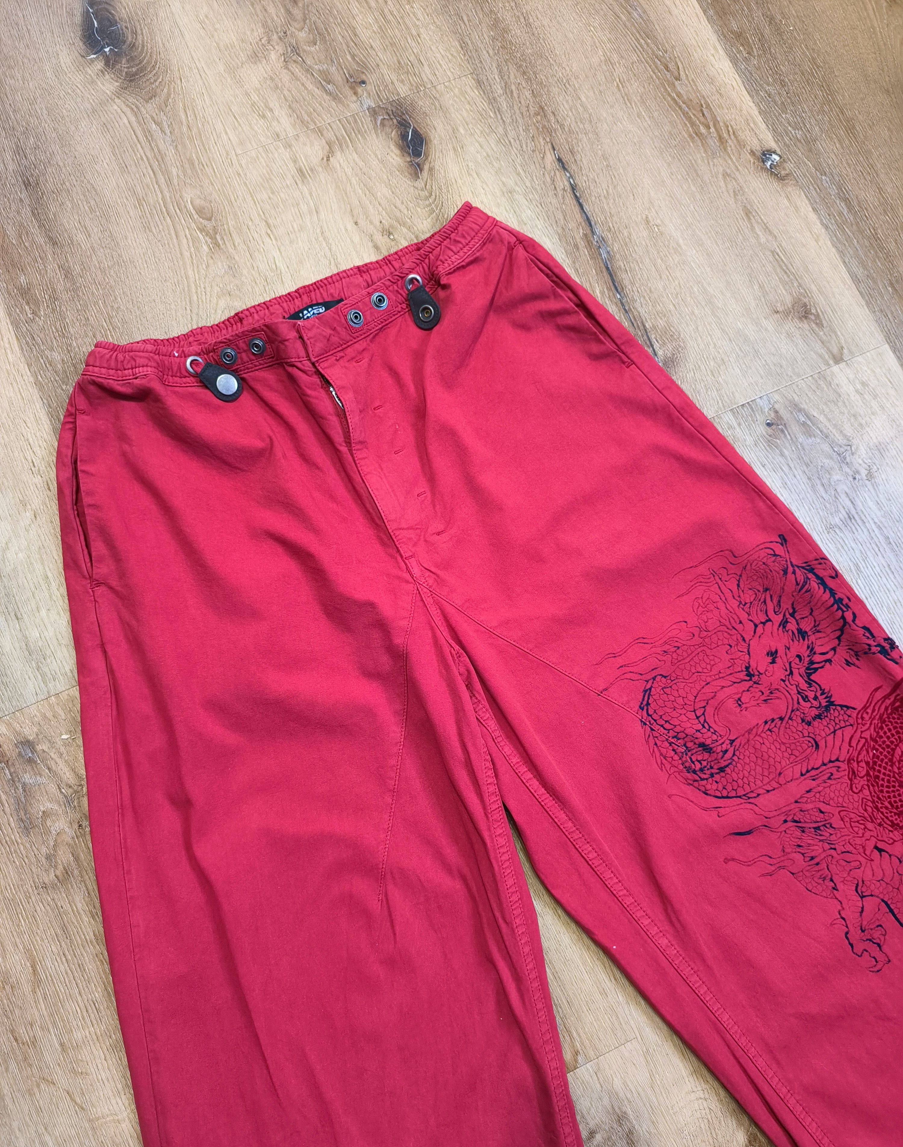 Jaded London Jaded London Baggy Pants Dragon Vintage Size US 34 / EU 50 - 3 Thumbnail