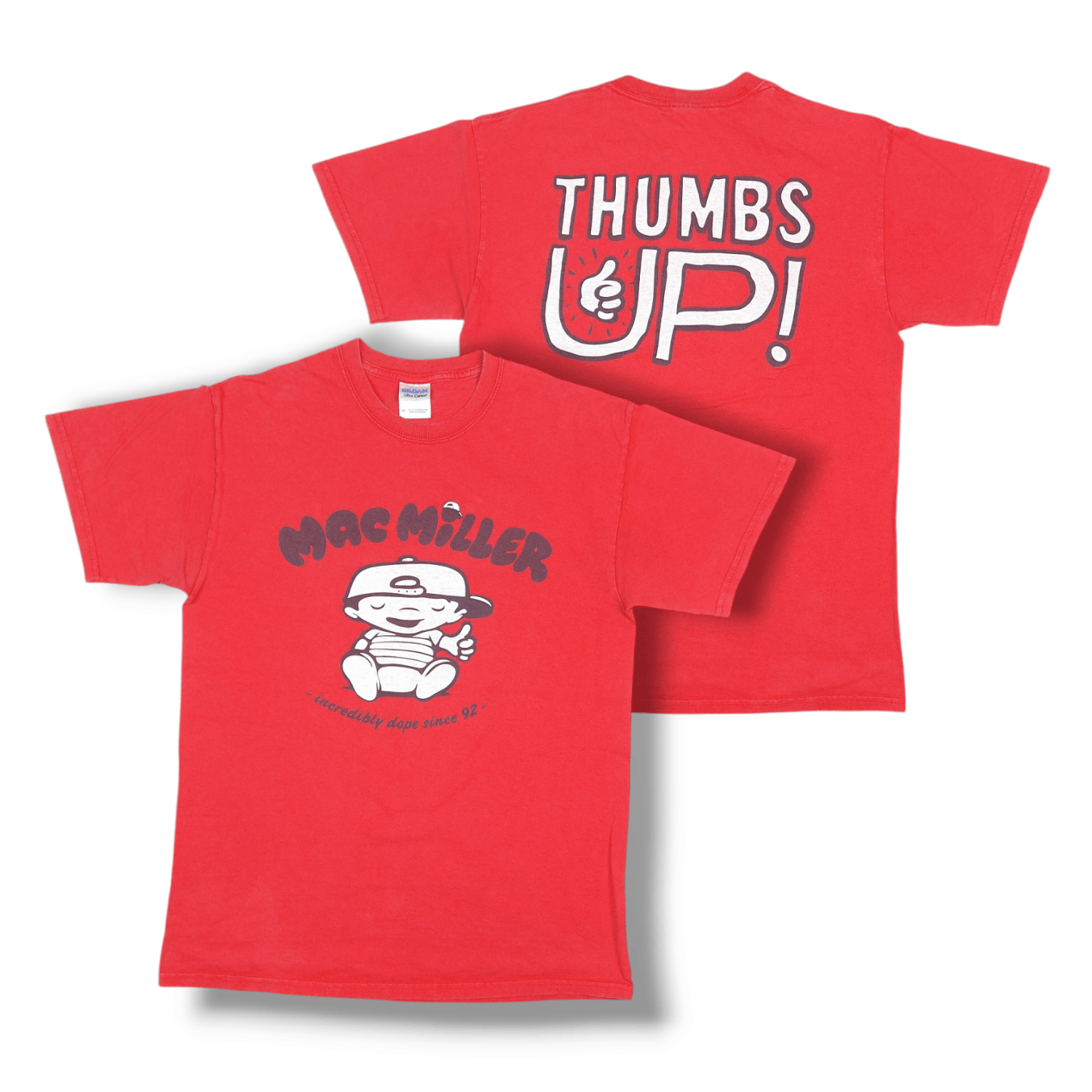 Rap Tees × Vintage Vintage Mac Miller Thump Up Incredibly Dope Since 92 TEE Size US M / EU 48-50 / 2 - 1 Thumbnail