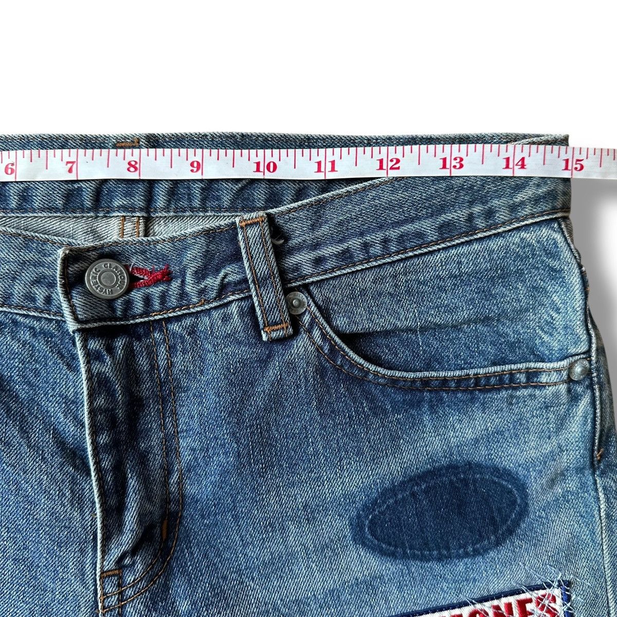 Hysteric Glamour 💸DELETE SOON💸 Hysteric Glamour Ramones Denim Shorts Size US 29 - 16 Thumbnail