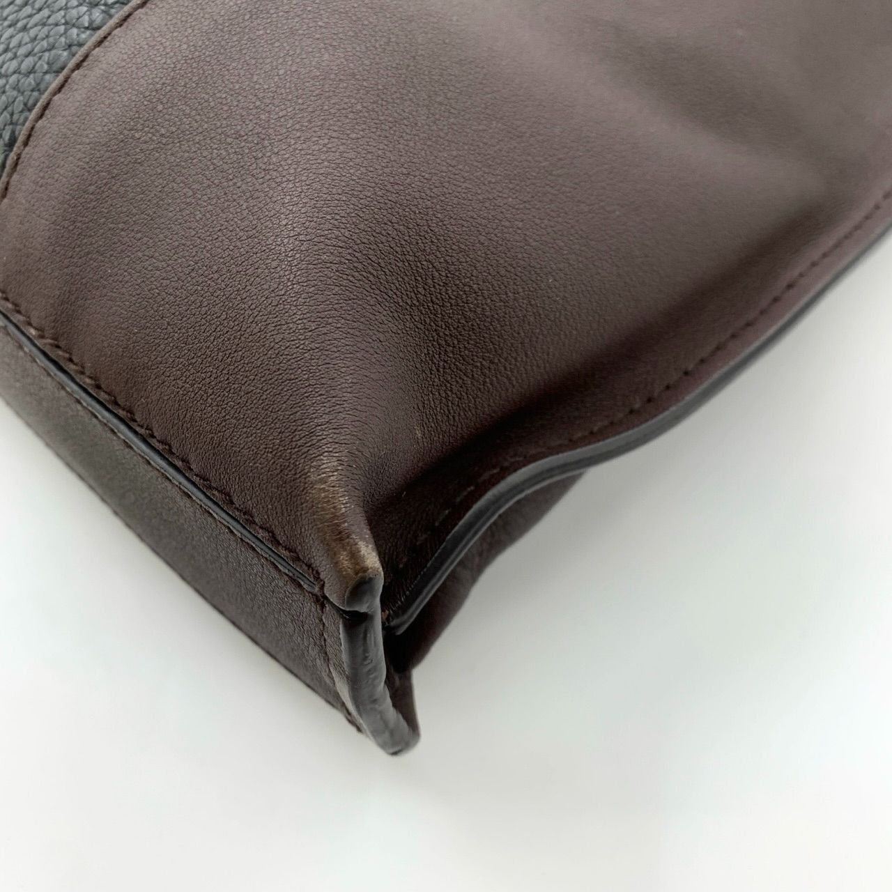 Bally Bally Brown Leather Crossbody Bag With Striped Design & Zipp Size ONE SIZE - 9 Thumbnail