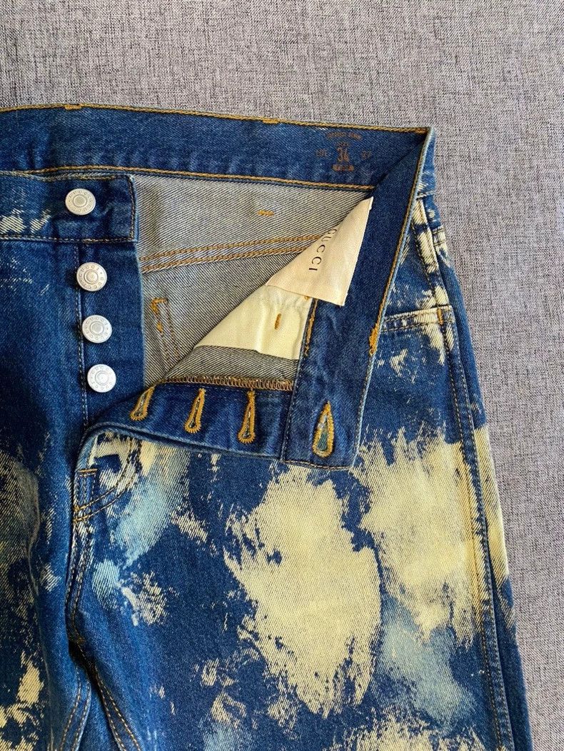 Gucci Gucci Tie-dyed printed riveted jeans 2502-Nextarrow Size US 34 / EU 50 - 3 Thumbnail