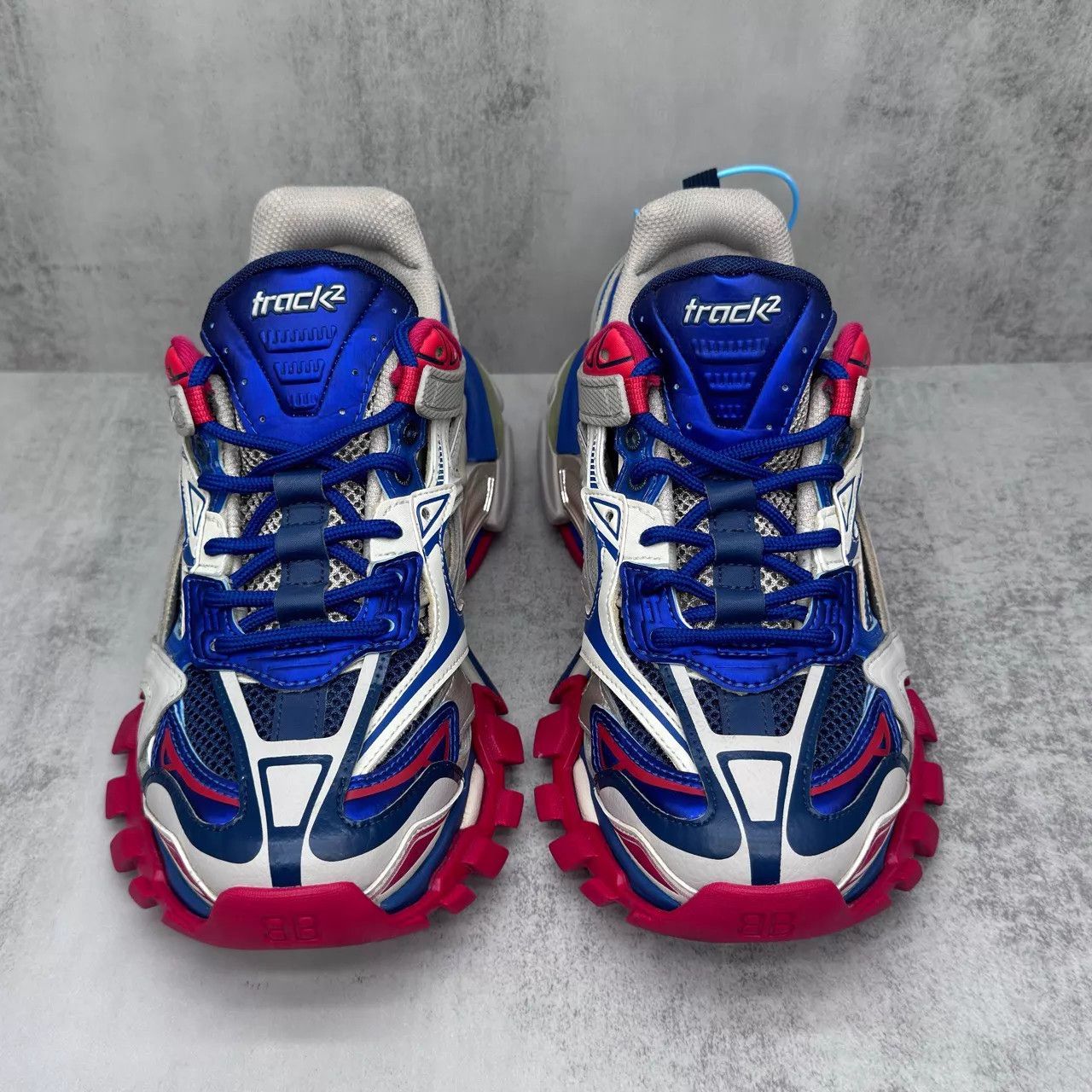 Balenciaga Balenciaga Track Red Blue Gundam 37 98N Original Box & Accs Size US 6.5 / IT 36.5 - 4 Thumbnail