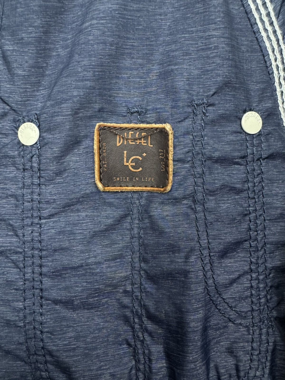 Diesel Diesel vintage y2k blue lightweight avant garde jacket Size US S / EU 44-46 / 1 - 5 Thumbnail