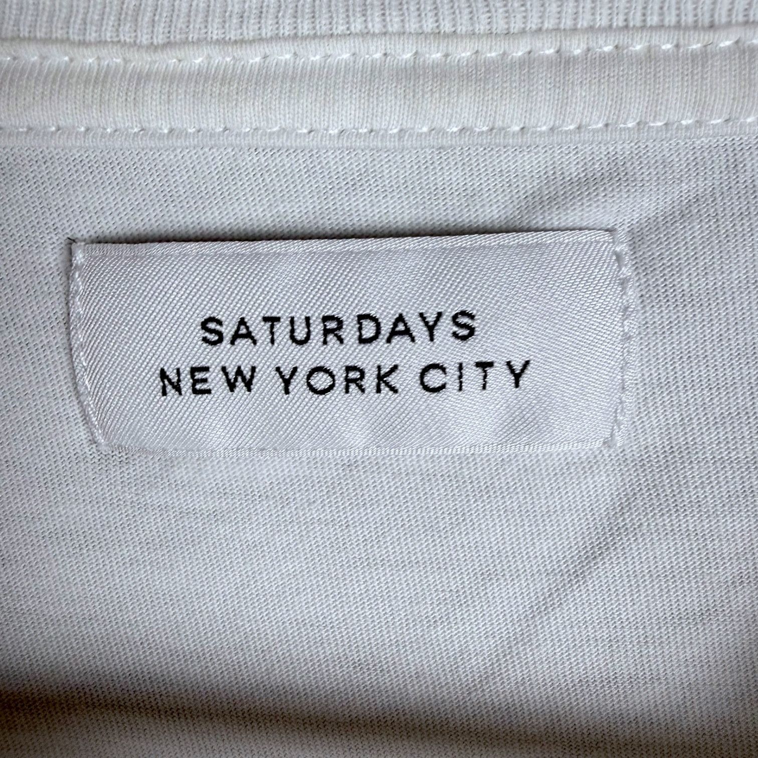 Saturdays NYC Men's Saturdays NYC Balance Logo White Graphic T-Shirt - S Size US S / EU 44-46 / 1 - 3 Thumbnail