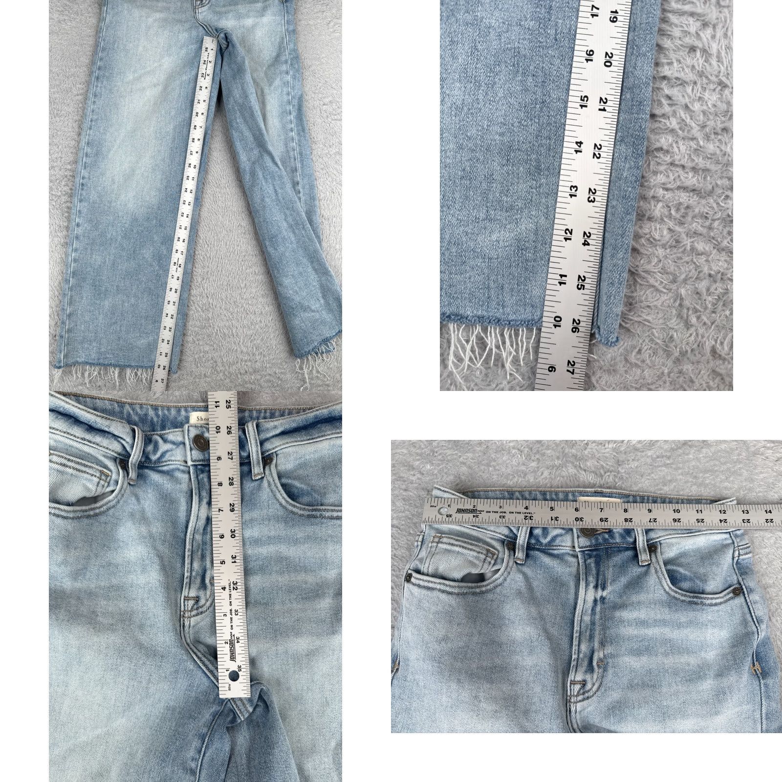Vintage Idyllwind Jeans Women 26 Blue Denim Wide Leg Mid Rise 26x26 Flared Stretch Vintage No Size 26" / US 2 / IT 38 - 8 Thumbnail