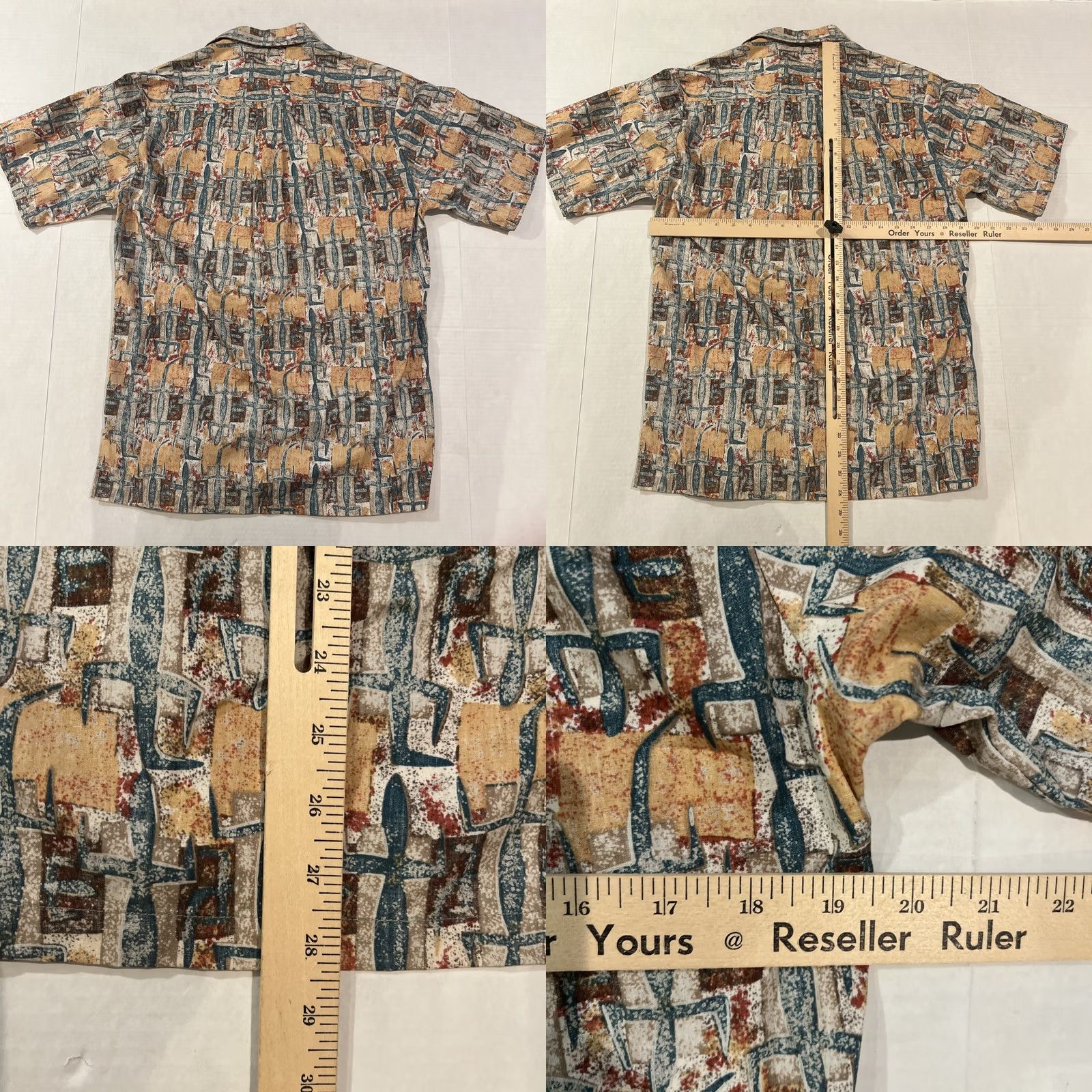 ALOHAS Kahala Hawaiian Shirt Button-Up Short Sleeve Pocket Surfer Pattern Blue Small Regular Men’s Size US S / EU 44-46 / 1 - 8 Thumbnail
