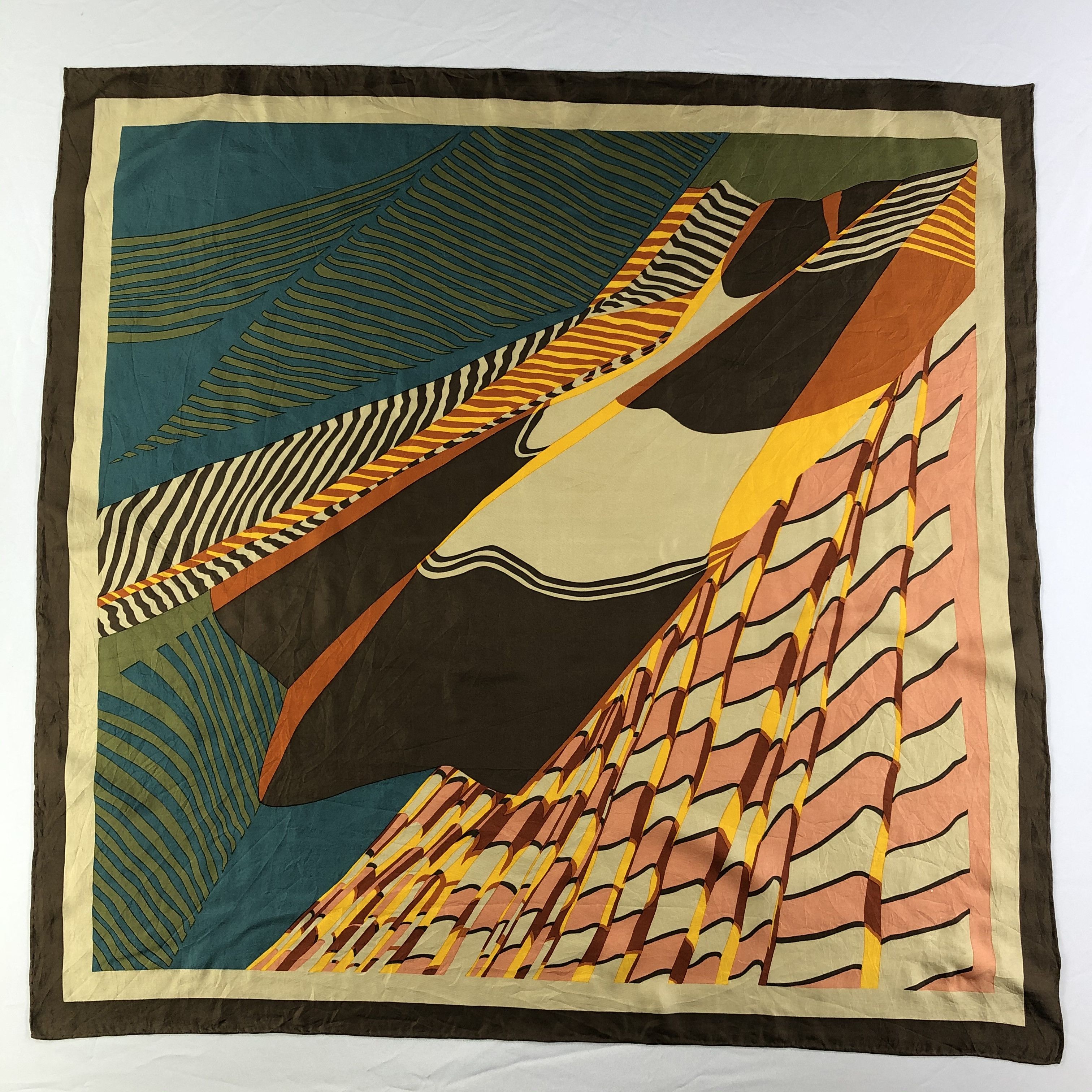 Vintage Vintage Silk Scarf Size ONE SIZE - 2 Thumbnail