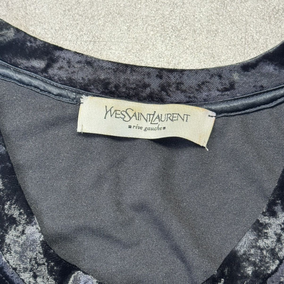 Yves Saint Laurent Yves Saint Laurent Swarovski velours tank top Size ONE SIZE - 3 Thumbnail