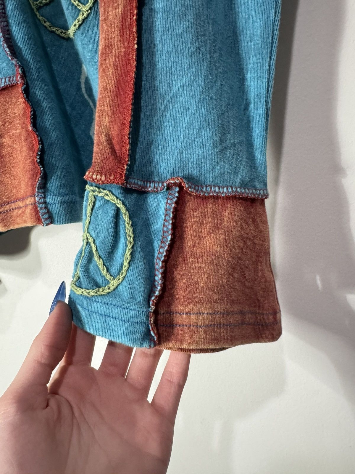 Vintage Embroidered Patchwork Zip Hoodie With Elf Style Hood Size M / US 6-8 / IT 42-44 - 4 Thumbnail