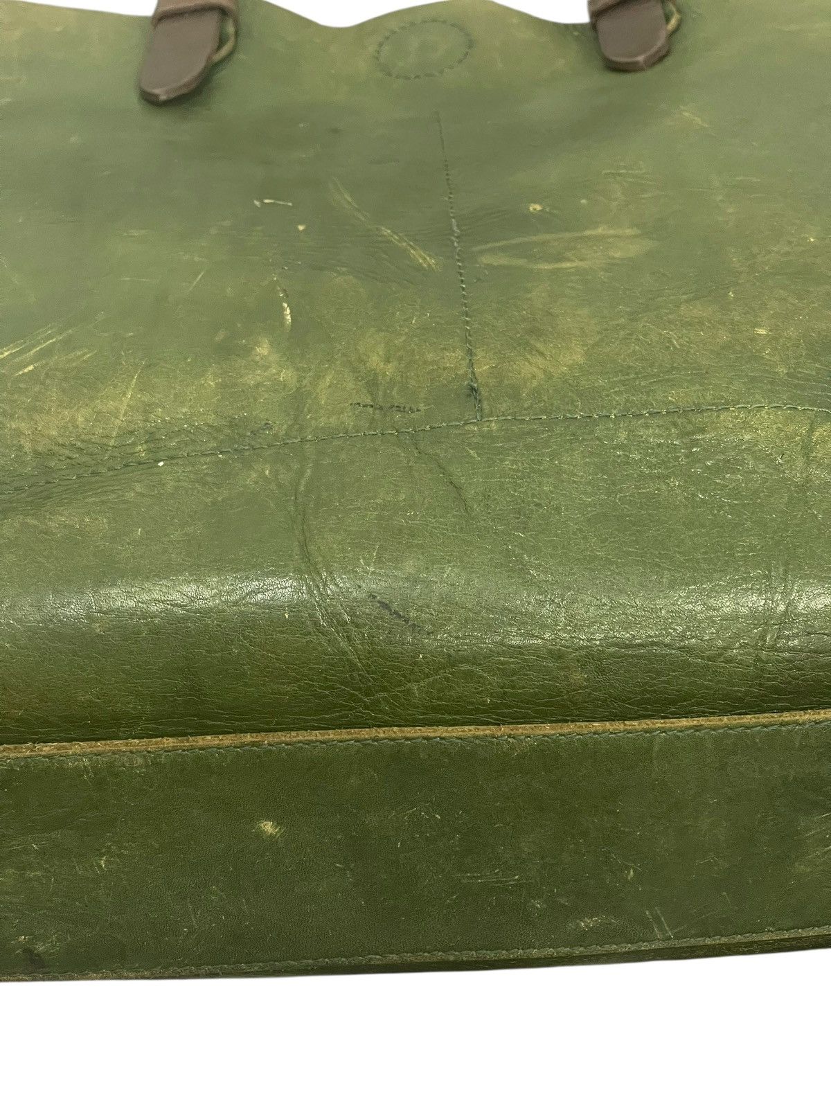 Genuine Leather Full Leather Patina Green Alto Japan Tote Shoulder Bag 2🟩1 Size ONE SIZE - 15 Thumbnail