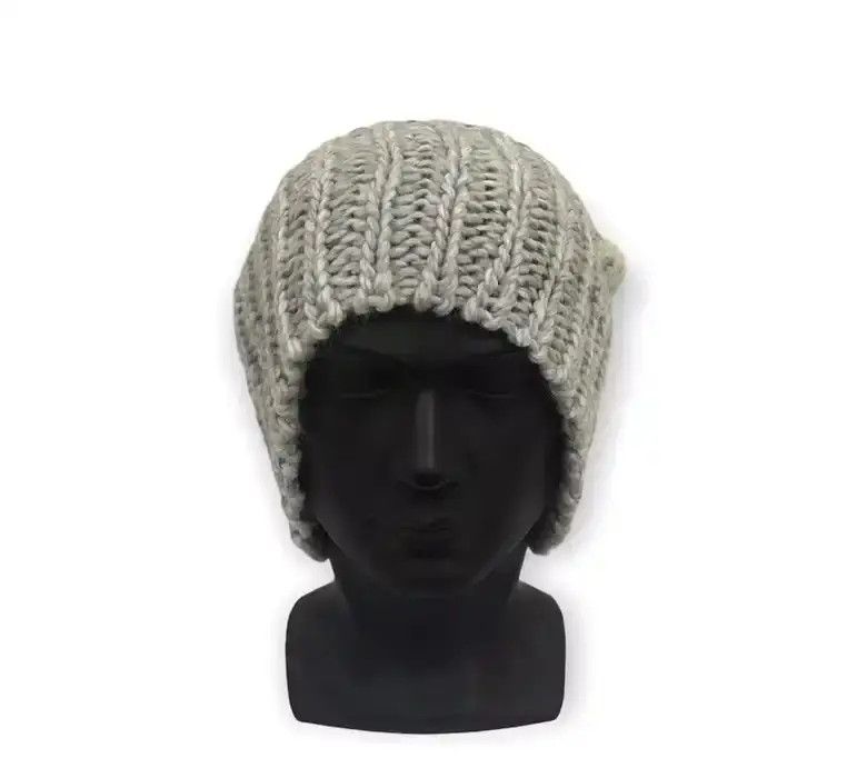 Japanese Brand × Vintage Bronte Amsterdam Knit Plain Beanie Hat Size ONE SIZE - 2 Thumbnail