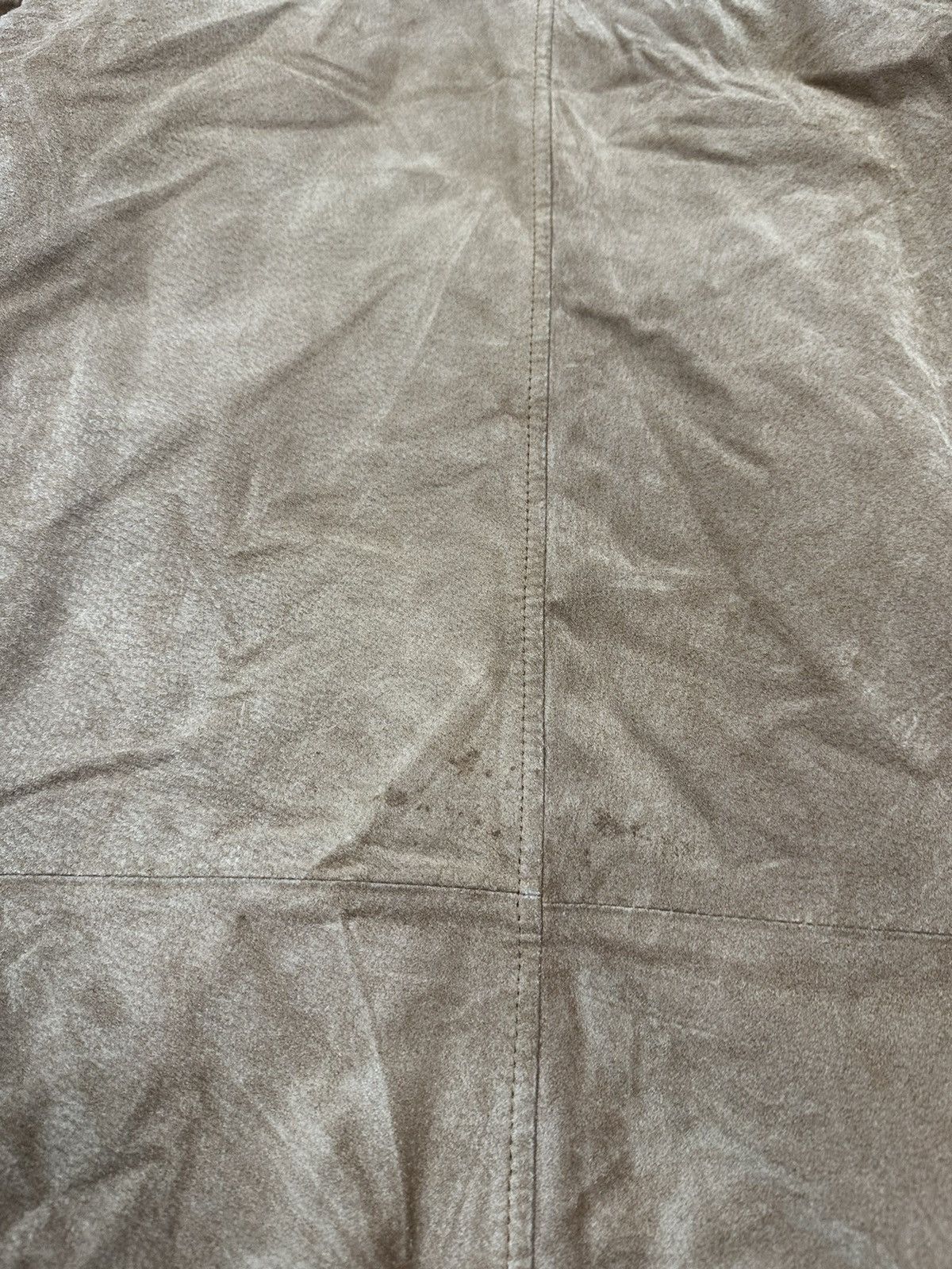 Vintage Vintage y2k Brown Leather Suede Jacket Fleece Collar Sherpa Size US XL / EU 56 / 4 - 12 Thumbnail