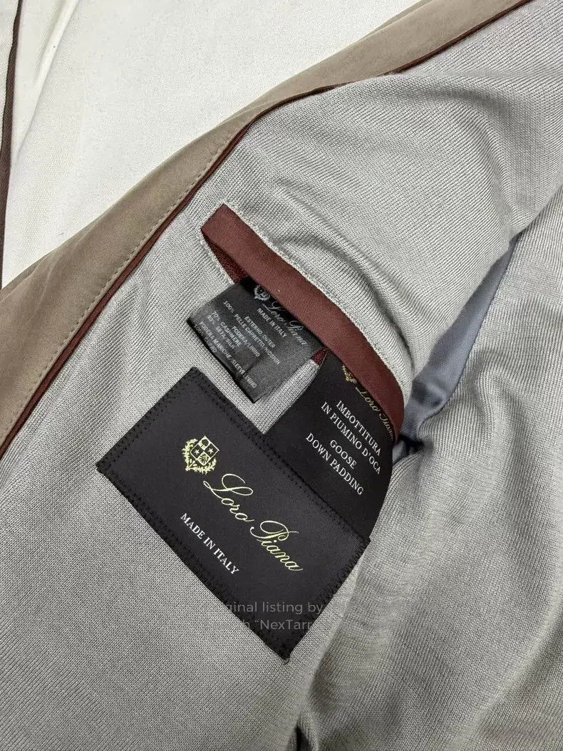 Loro Piana Loro Piana Suede Boomber Jacket, Suede Shell, Cashmere Lin Size US M / EU 48-50 / 2 - 7 Thumbnail