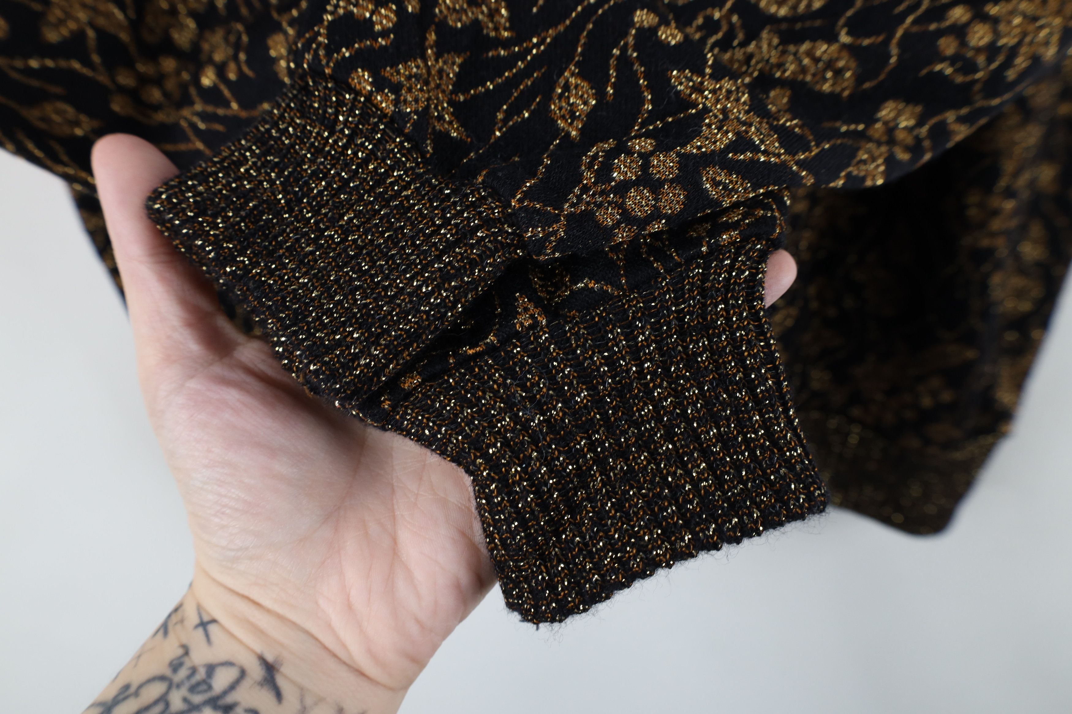 Vintage Vintage 80s 90s Streetwear Knit Flower Crewneck Sweater USA Size M / US 6-8 / IT 42-44 - 4 Thumbnail