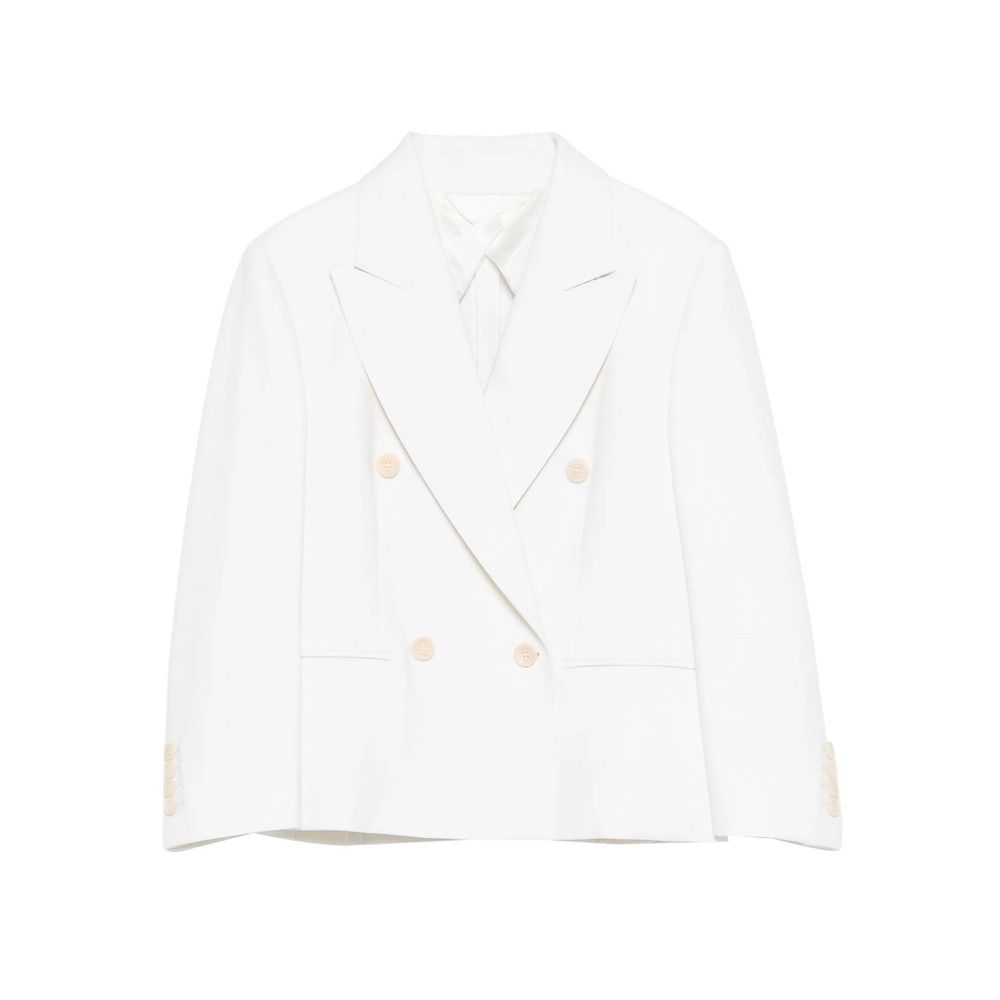 Max Mara Max Mara NEUTRALS Jackets - Cropped Jackets Size M / US 6-8 / IT 42-44 - 1 Thumbnail