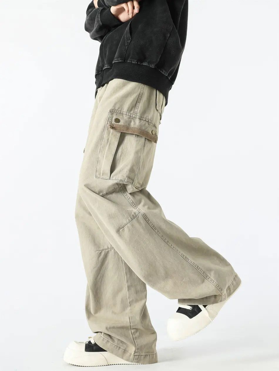 Japanese Brand × Jean Retro loose wide leg pocket jeans Size US 32 / EU 48 - 2 Thumbnail