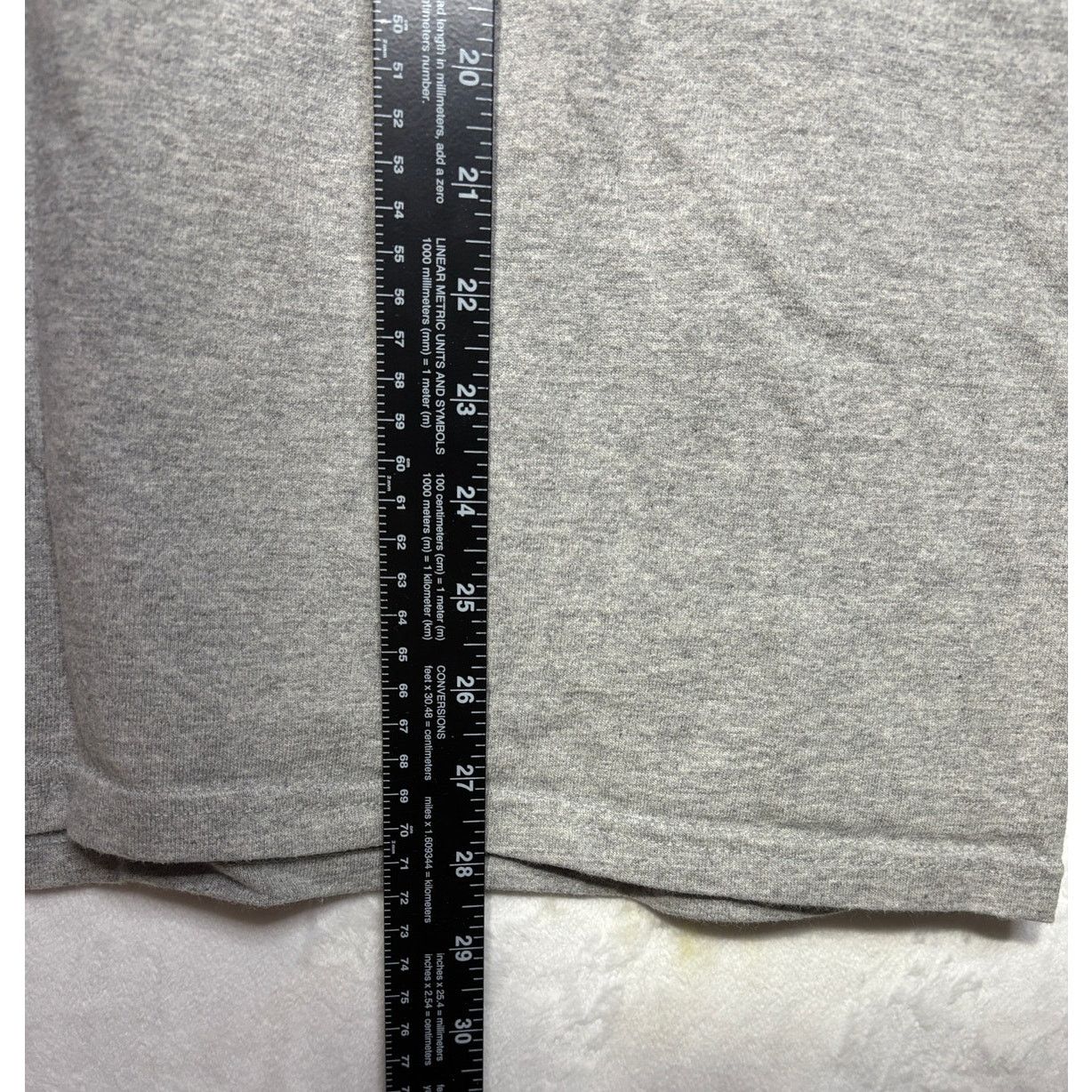 Champion CHAMPION Shirt Men's Grey Logo Short Sleeve | Medium Size US M / EU 48-50 / 2 - 7 Thumbnail