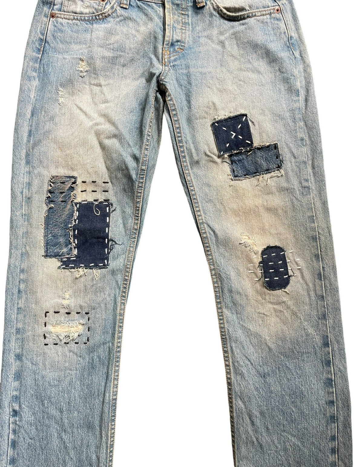 Ralph Lauren Vintage Ralph Lauren Custom Patchwork Jeans Size 28" / US 6 / IT 42 - 3 Thumbnail