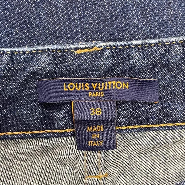 Louis Vuitton Louis Vuitton Straight-leg blue jeans with presbyopia jean Size US 38 / EU 54 - 5 Thumbnail