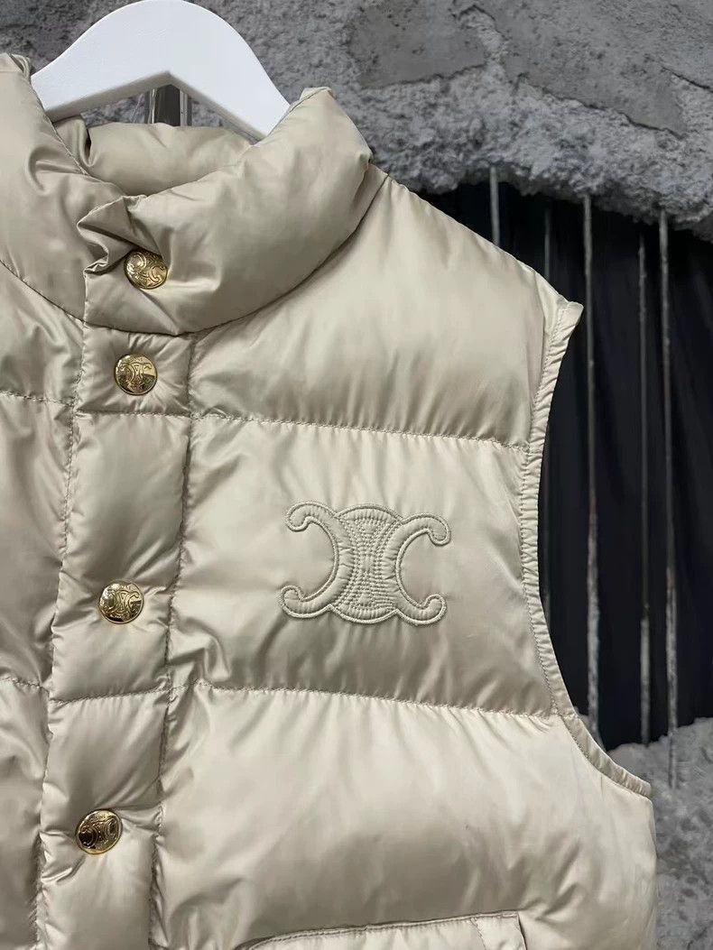 Celine Celine Padded Vest with Buttons Size US S / EU 44-46 / 1 - 5 Thumbnail