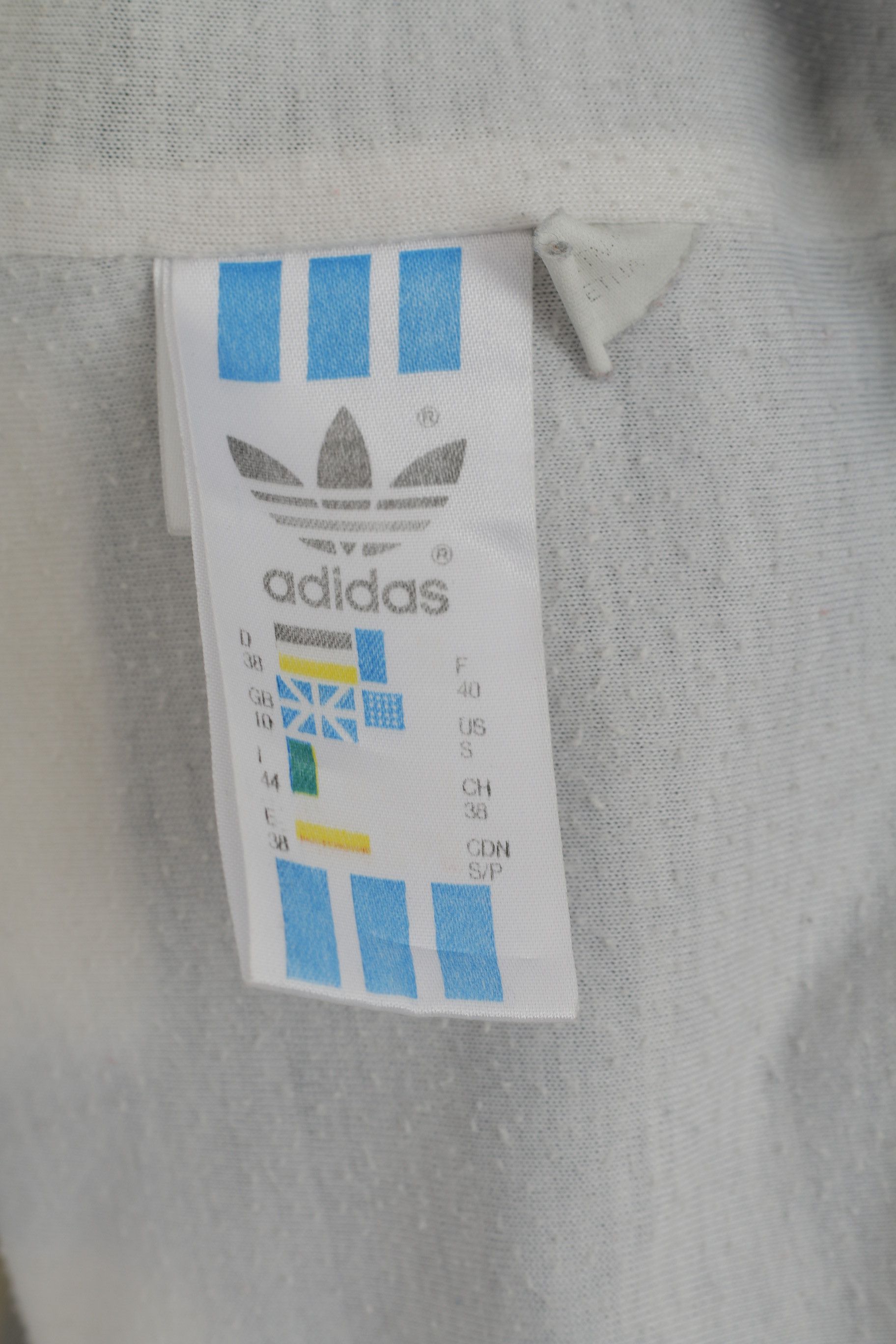 Adidas Adidas Women 10 38 S Jacket Vintage Blue Nylon 6359 Size S / US 4 / IT 40 - 5 Thumbnail