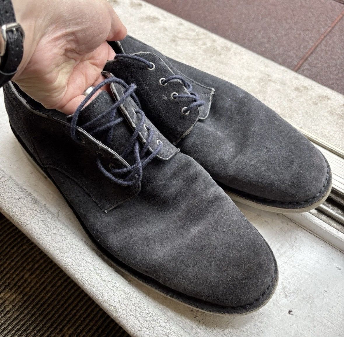 John Varvatos John Varvatos Shoes Blue Suede Casual Summer 