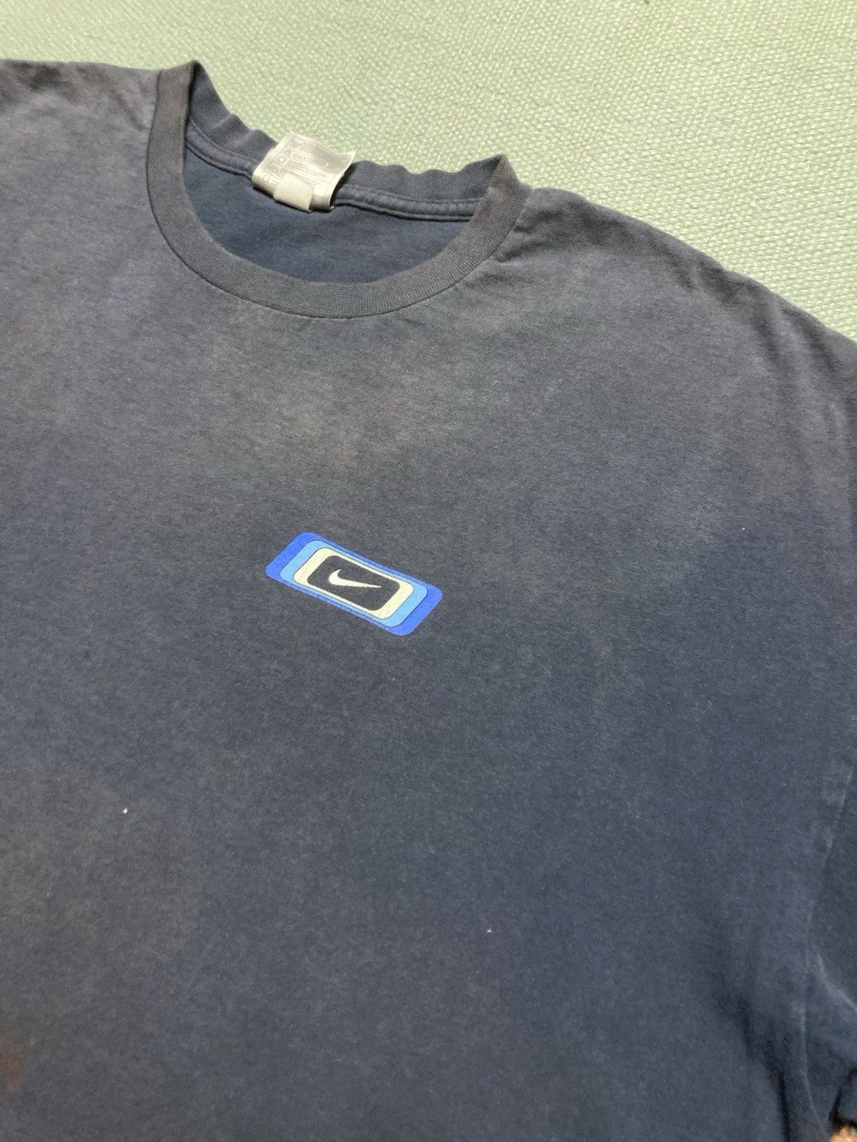 Vintage graphic t shirt Nike swoosh check logo just do it faded XL Size US XL / EU 56 / 4 - 4 Thumbnail