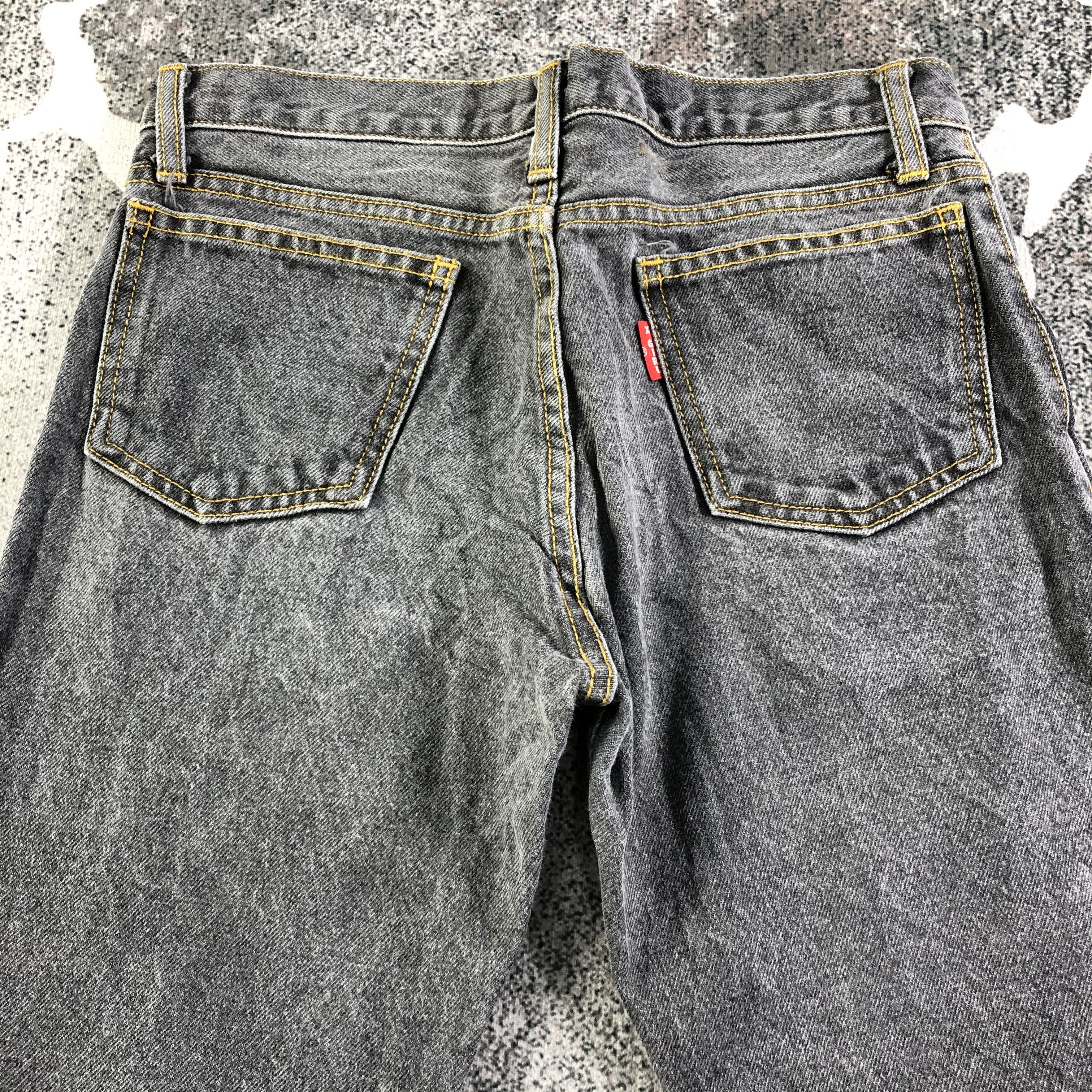 Vintage X Girl Faded Black Jeans KJ2018 Size 28" / US 6 / IT 42 - 3 Thumbnail