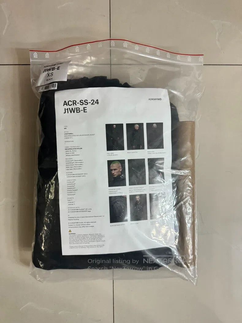 Acronym Acronym Black coat Size US XS / EU 42 / 0 - 5 Thumbnail