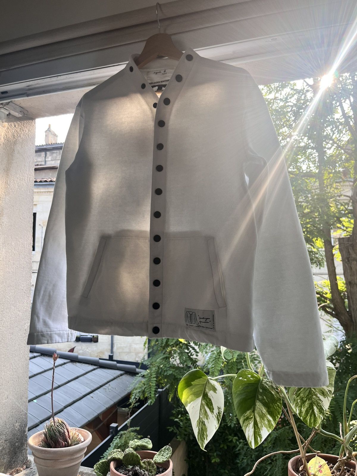 agnes b. Rare and iconic Agnès B Snap Cardigan x Abdelkader Benchama Size S / US 4 / IT 40 - 1 Thumbnail