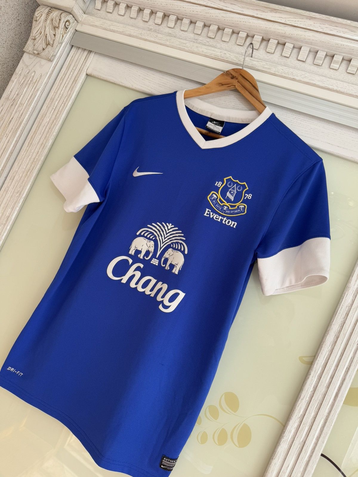 Nike Everton 2012-2013 Home Soccer Jersey Football Kit Shirt Size US M / EU 48-50 / 2 - 3 Thumbnail