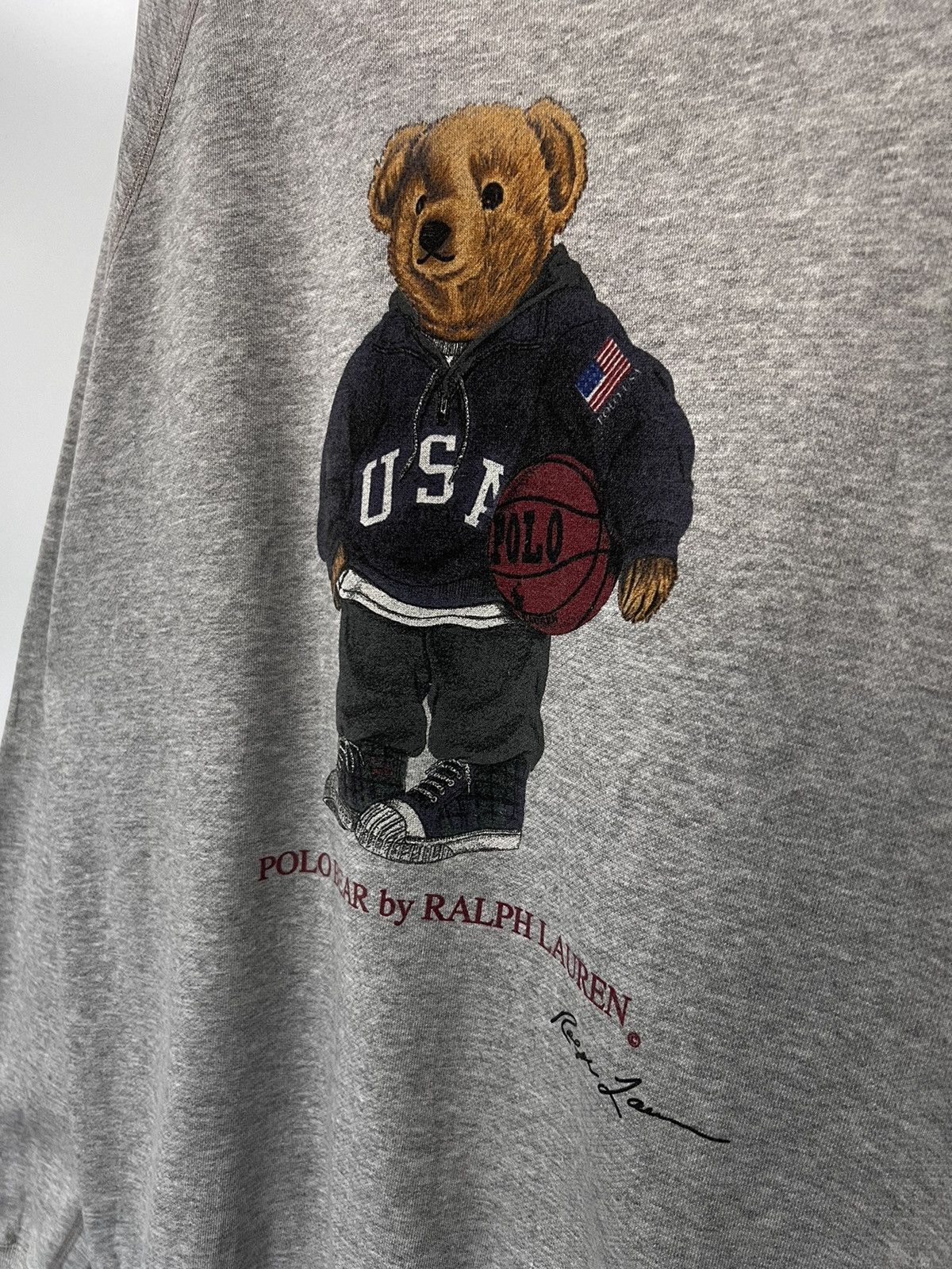 Polo Ralph Lauren 🔥 Vintage Polo Bear Ralph Lauren Round neck Sweatshirt - S Size US M / EU 48-50 / 2 - 6 Thumbnail