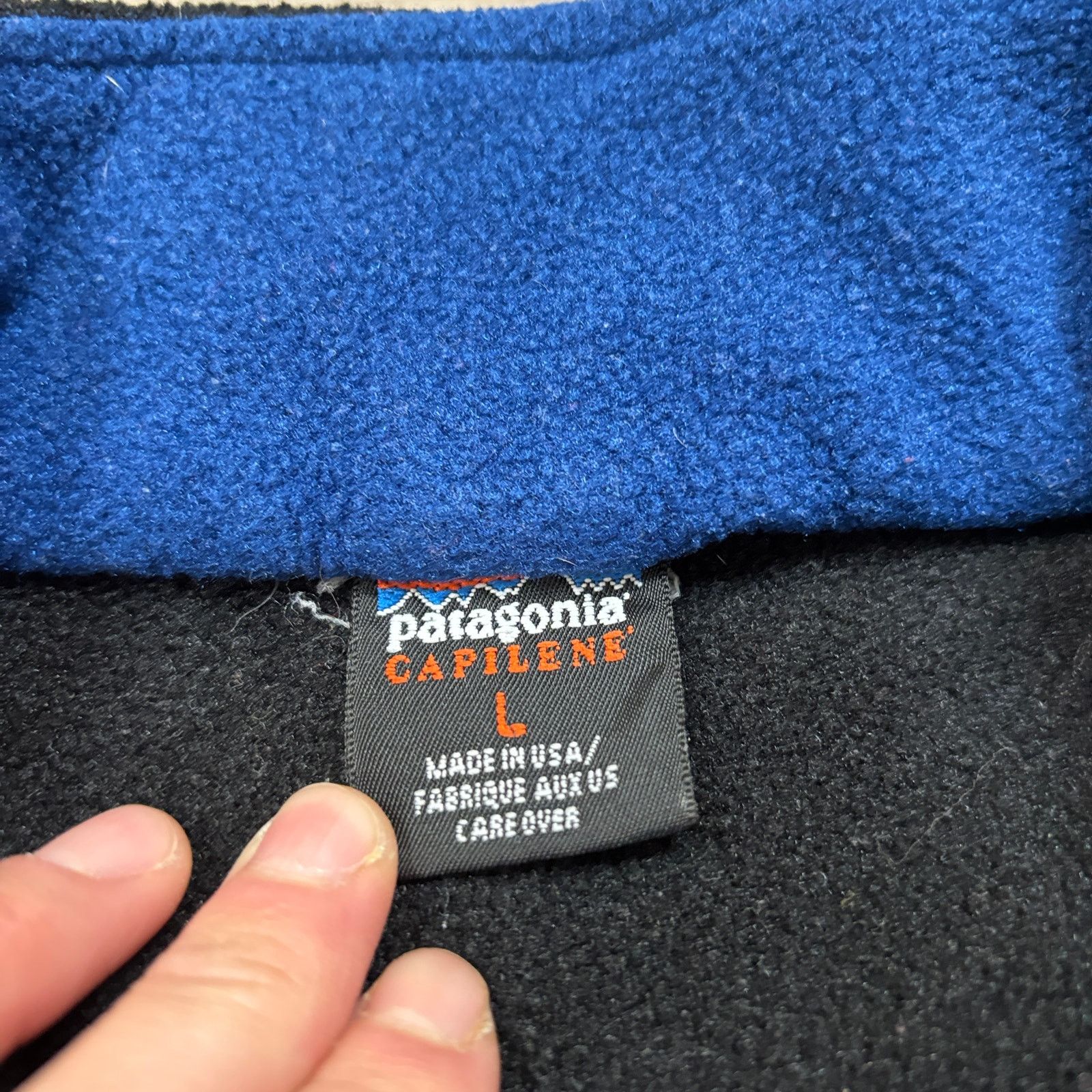 Patagonia × Vintage Vintage Patagonia Capilene 1/4 Zip Fleece Pullover Men's L Size US L / EU 52-54 / 3 - 5 Thumbnail