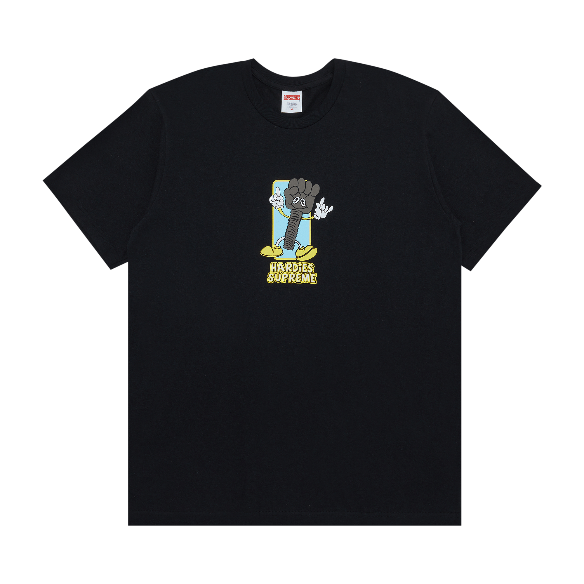 Supreme Supreme x Hardies Bolt Tee Black | Grailed