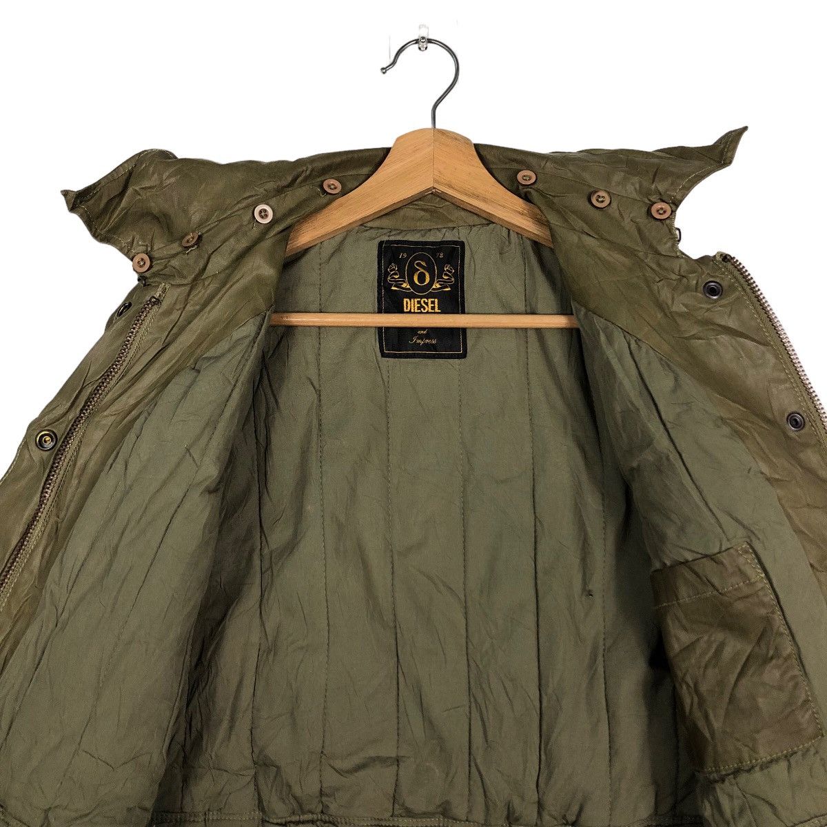 Diesel 🔥BIKER JACKET SOFT LEATHER BONDAGE PARACHUTE DIESEL Size US XS / EU 42 / 0 - 14 Thumbnail