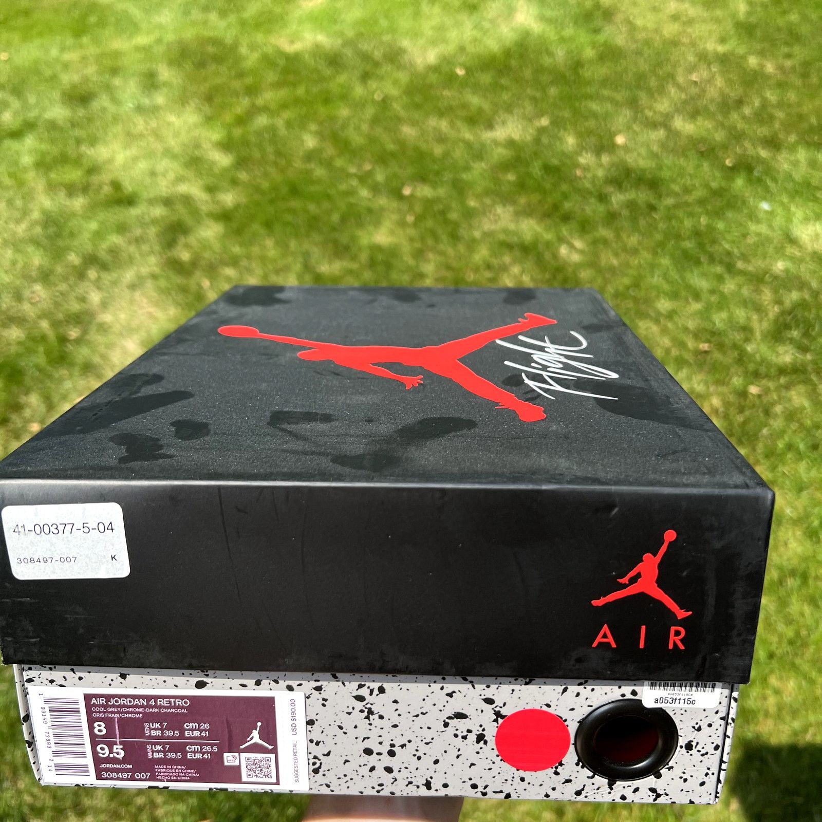 Jordan Brand × Nike Nike Air Jordan 4 Retro Cool Grey 2019 Men's Shoes - Size 8 Size US 8 / EU 41 - 10 Thumbnail