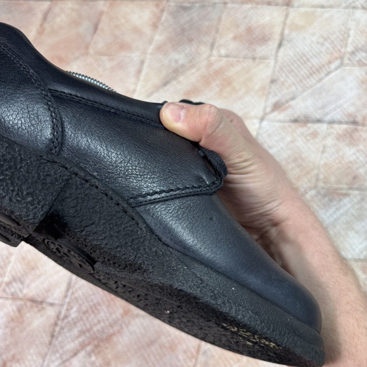 Genuine Leather × Mephisto Mephisto Leather Derby Black Shoes High Quality Casual Hype Size US 7 / EU 40 - 16 Thumbnail