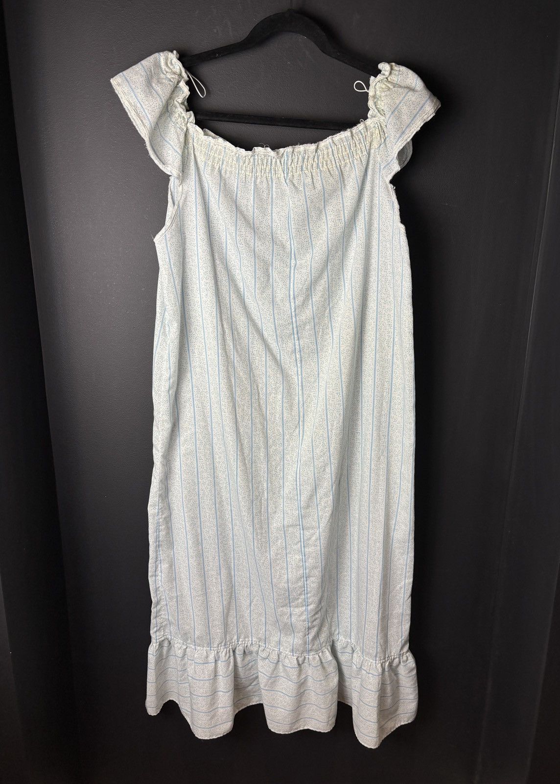 Vintage Vintage Dress Elastic Neck Frock Polka Dot Beach Sun 70s 80s Size M / US 6-8 / IT 42-44 - 10 Thumbnail