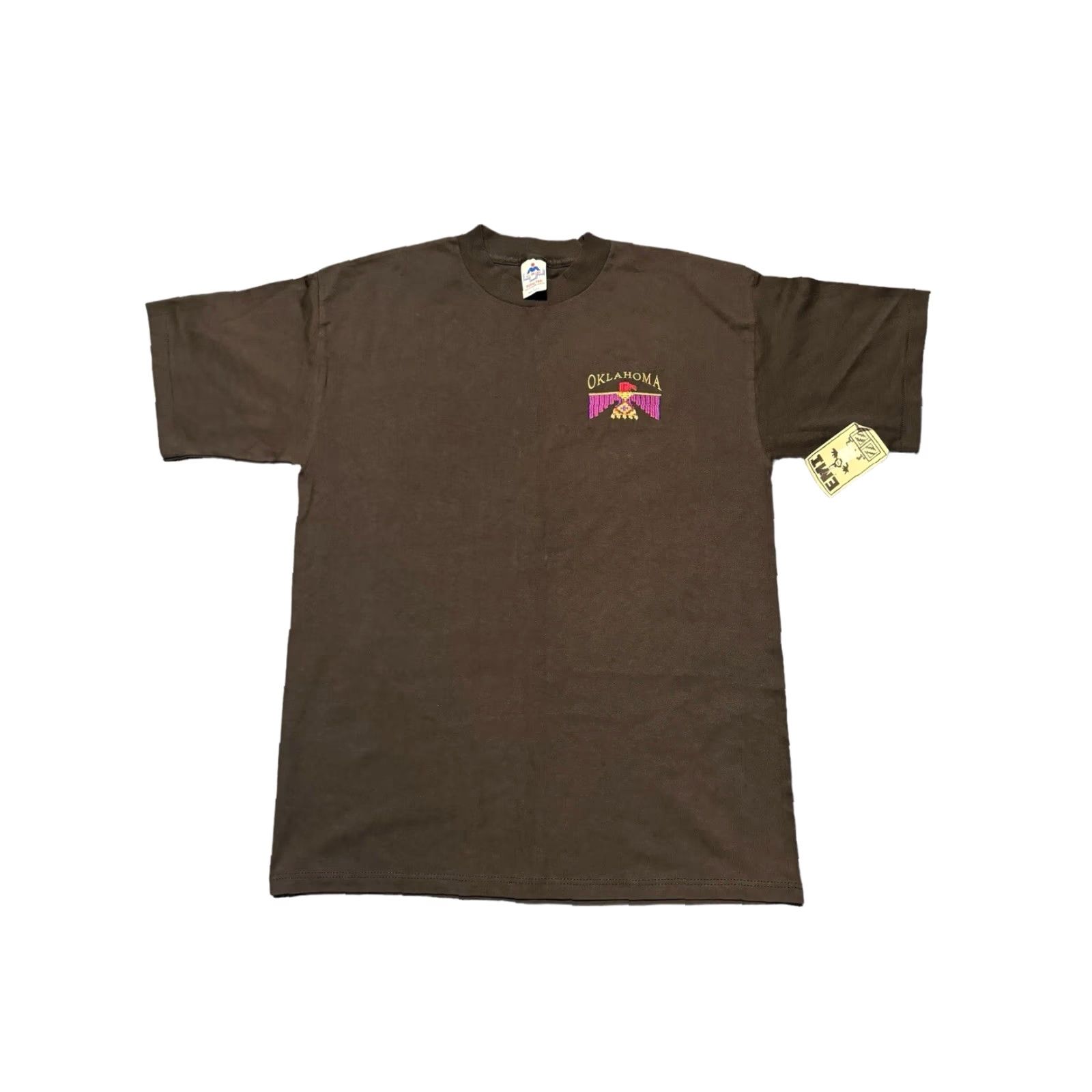 Vintage VINTAGE H.L. Miller Oklahoma Tribal Print T-Shirt Large Black USA 90's NOS Size US L / EU 52-54 / 3 - 2 Thumbnail