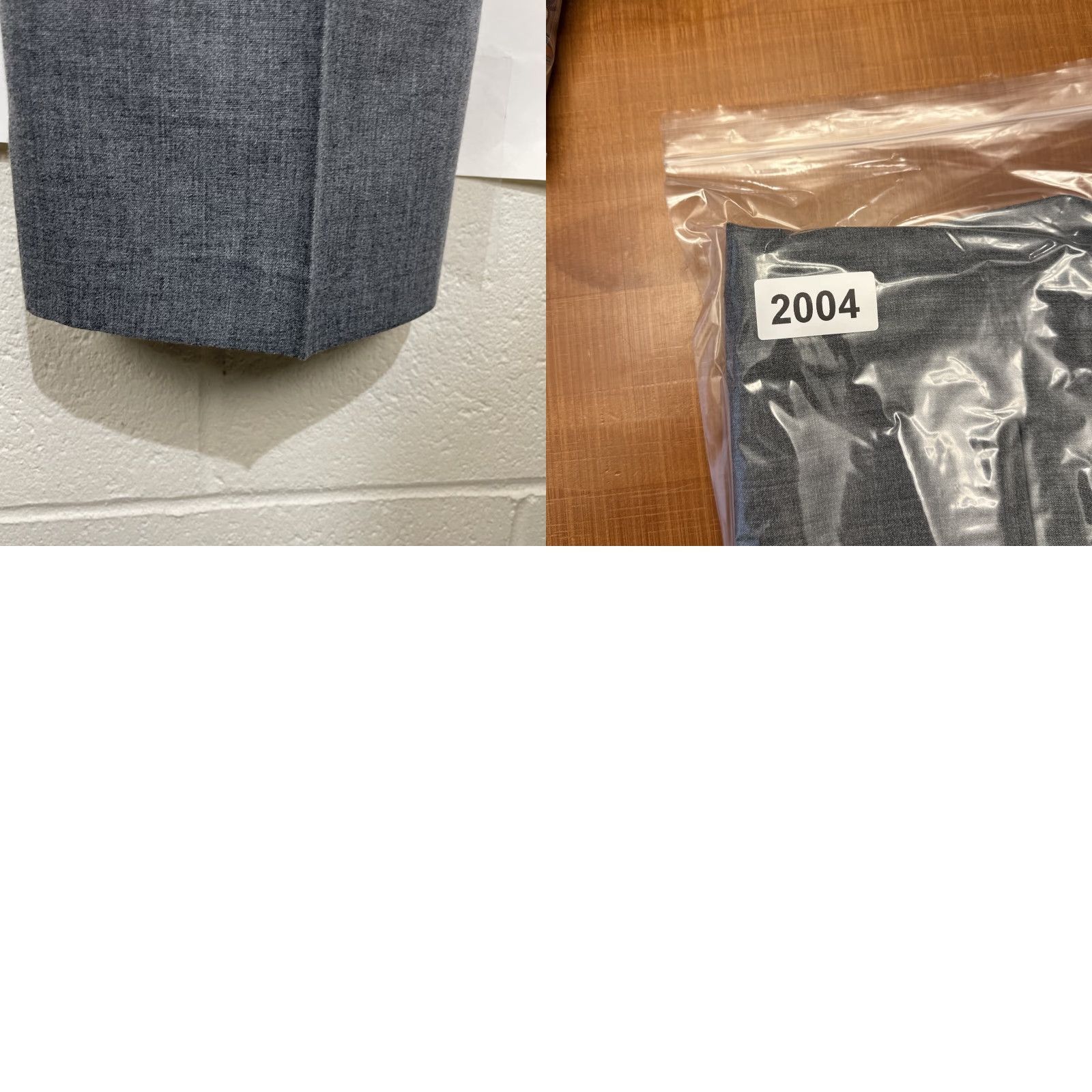 Haggar VINTAGE Haggar Pants Straight Gray 34x30 Men's Regular 5-Pocket Flat Front Belt Loops Polyester Dress Slacks Chino USA Size US 34 / EU 50 - 11 Thumbnail